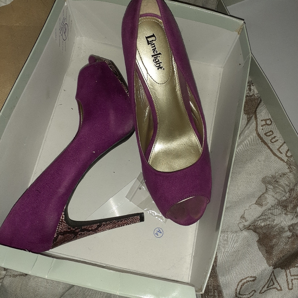 Open toe heels